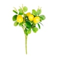 thumbnail image 1 of Rama de limón artificial, planta falsa, centro de mesa, decoración de primavera y verano, color amarillo. Estilo C, 1 of 9