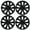 Black Lacquer, variant on 17 inch 2014-2020 Nissan Rogue Hubcaps,Wheel Rims Covers Compatible With Steel Wheels,Snap-On Installation,ABS PC,4Pcs,Black Lacquer