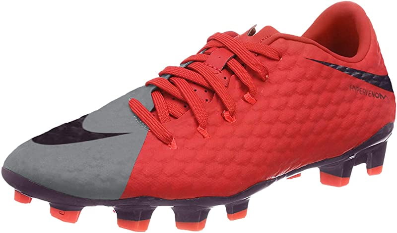 nike soccer cleats grey and orange