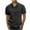 Black, variant on WREESH Men's Pullover Sport Top Solid Color Short Sleeve Shirt with Button Front a Comfortable Short Sleeve Top for Sports and Casual Outings Light Blue