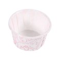 thumbnail image 4 of Juego de 100 piezas para fiestas y bodas, para hornear deliciosos moldes para muffins y envoltorios extravagantes para cupcakes con forma de fresa blanca, 4 of 5