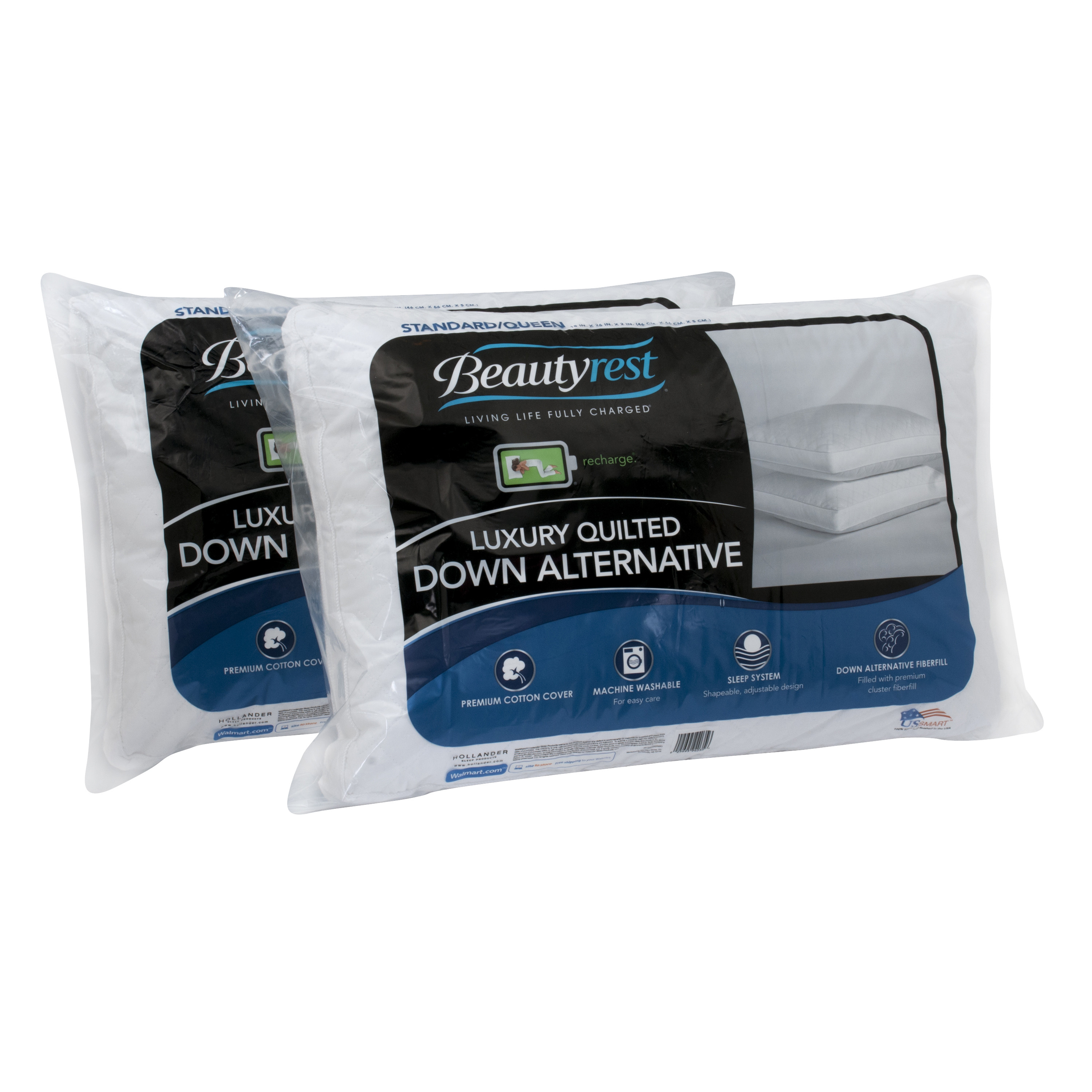 Beautyrest down alternative pillow hot sale