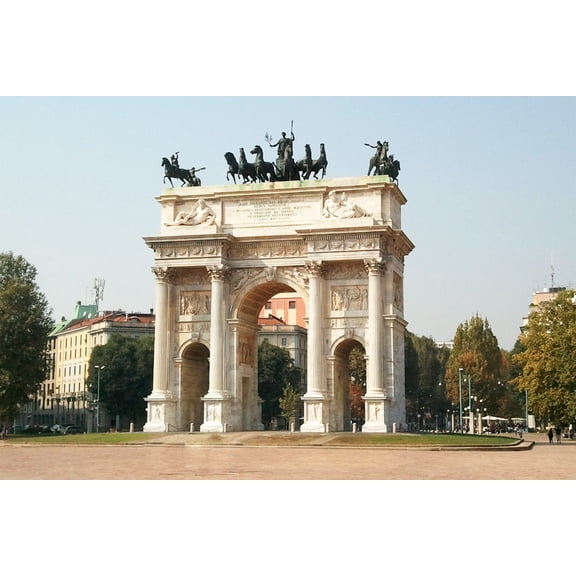 24x36 gallery poster, Arch of the Peace, Milan, Italy