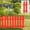Red, variant on 11.81×3.94in Plastic Garden Picket Fence, Decorative Lawn Flowerbed Plants Border Edging, Weatherproof Modular Yard Fence for Garden Landscape Decor & Space Demarcation