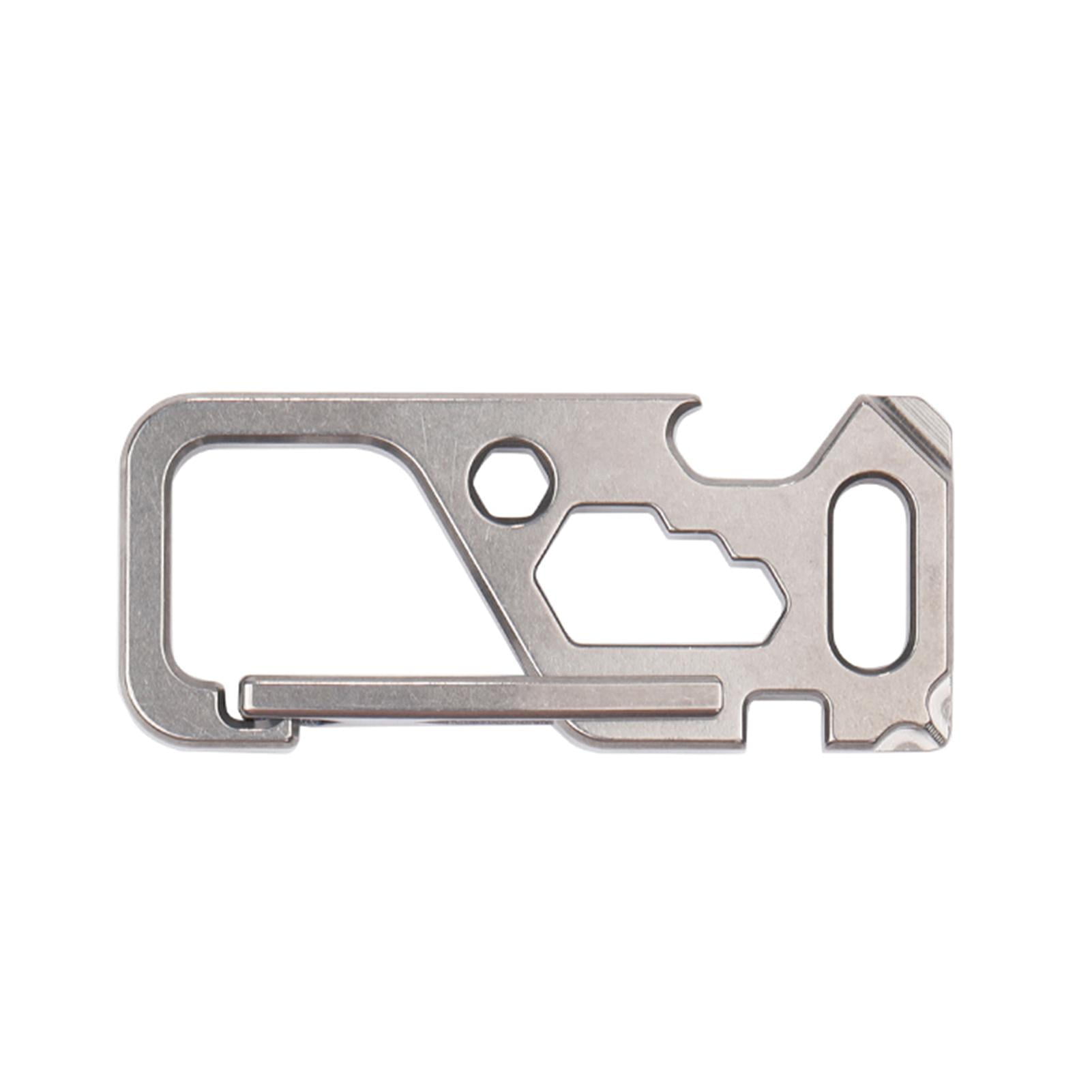 White Copper High-Grade Dragon Keychain Pants Clip Hook Bag Hook EDC Keychain 