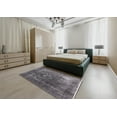 thumbnail image 4 of Ahgly Company Indoor Rectangle Mid-Century Modern Gunmetal Gray Oriental Area Rugs, 6' x 9', 4 of 6