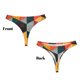 thumbnail image 3 of Balery Geometric Cube Pattern Art Tangas de Algodón para Mujer con Estampado – Ropa Interior Sexy, Transpirable, G-string-X-Small, 3 of 6