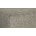 thumbnail image 4 of Square Textured Fabric Upholstered Oversized Accent Ottoman Light Gray - Saltoro Sherpi, 4 of 5