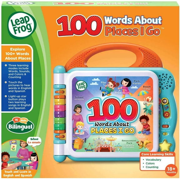 LeapFrog 100 Words About Places Bilingual Electronic Learning System