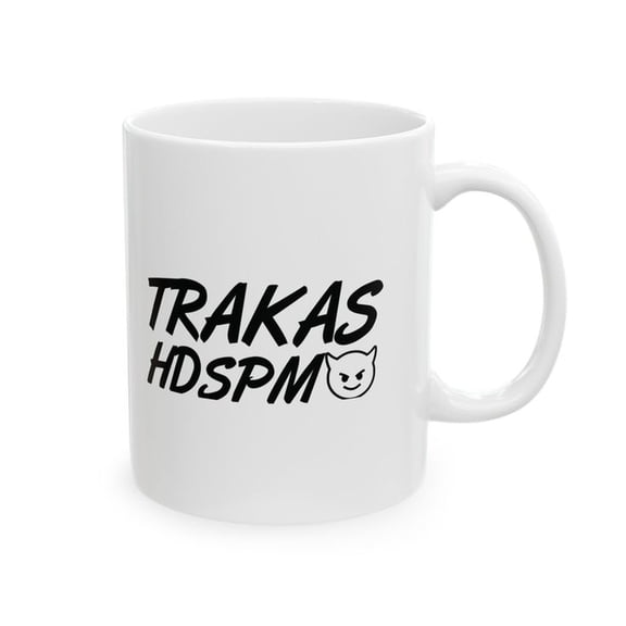Trakadspm C1Affee Cup Trakas Taza Luis R Conriquez Ceramic Mug, 11oz