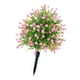 thumbnail image 4 of Árbol topiario artificial para exteriores, plantas artificiales con estacas de tierra, arbustos con Rosa, 4 of 9