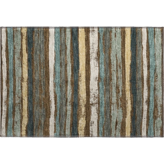 Dalyn Rugs Premium Machine Washable Mayfield AMF1019 Fudge 1'8" x 2'6" Rug