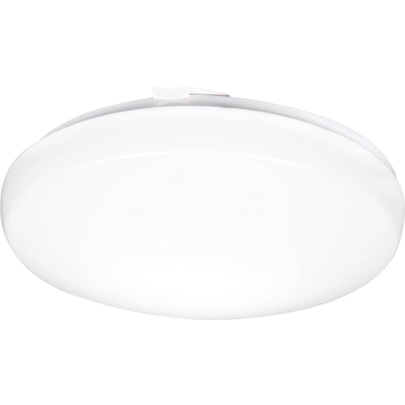 Lithonia Lighting 11 Inch Round LED Flush Mount Ceiling Light, Low Profile Modern Ceiling Light Fixture, 4000K Cool White Color Temperature, Dimmable, White (FMLRL 11 14840 M4) CA2