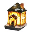 thumbnail image 1 of Decoraciones navideñas con luces LED para casas de pueblo, escena navideña, adornos de escritorio, figuras navideñas, edificios, decoración de paisaje a pilas A, 1 of 9