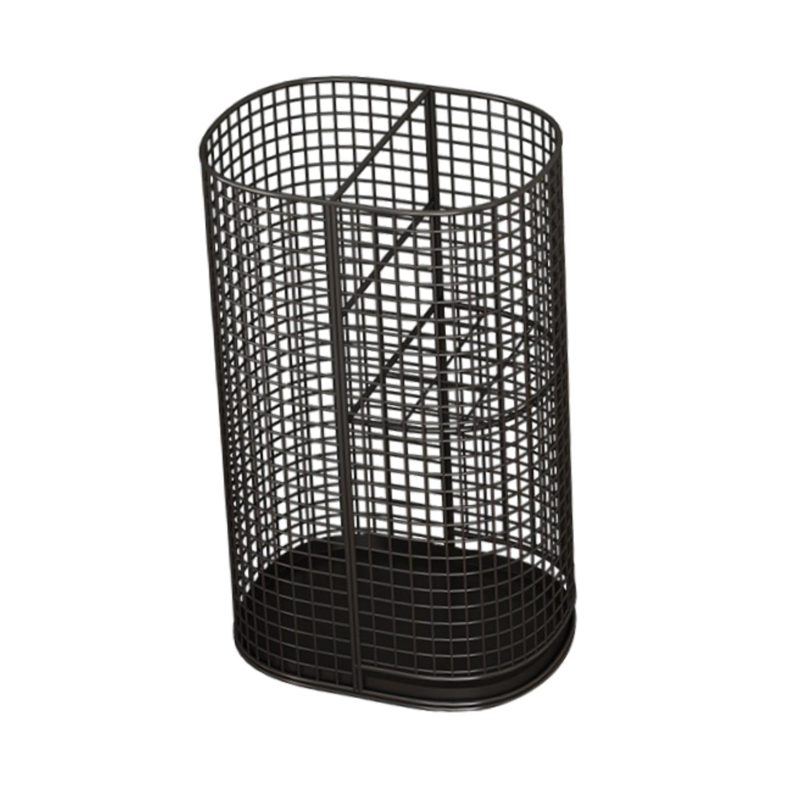 Baoblaze Umbrella Organizer Umbrella Storage Rack with Drip Tray Home Decoration Stable Indoor Umbrella Holder Umbrella Stand for Home Black