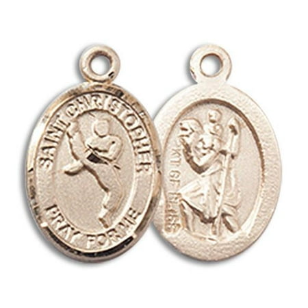 - St. Christopher / Martial Arts Medal in 14 KT Gold Filled