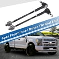 thumbnail image 2 of 6pcs Front Inner Outer Tie Rod Ends Kit Suspension Steering Tie Rod End for Ford Explorer 06-10 rag Link, 2 of 7