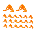 thumbnail image 1 of 20Pack Plant Clips -Adjustable Low Stress Training Plant Support Clips for Plant Training Stem Support Grow Tent Green, 1 of 9