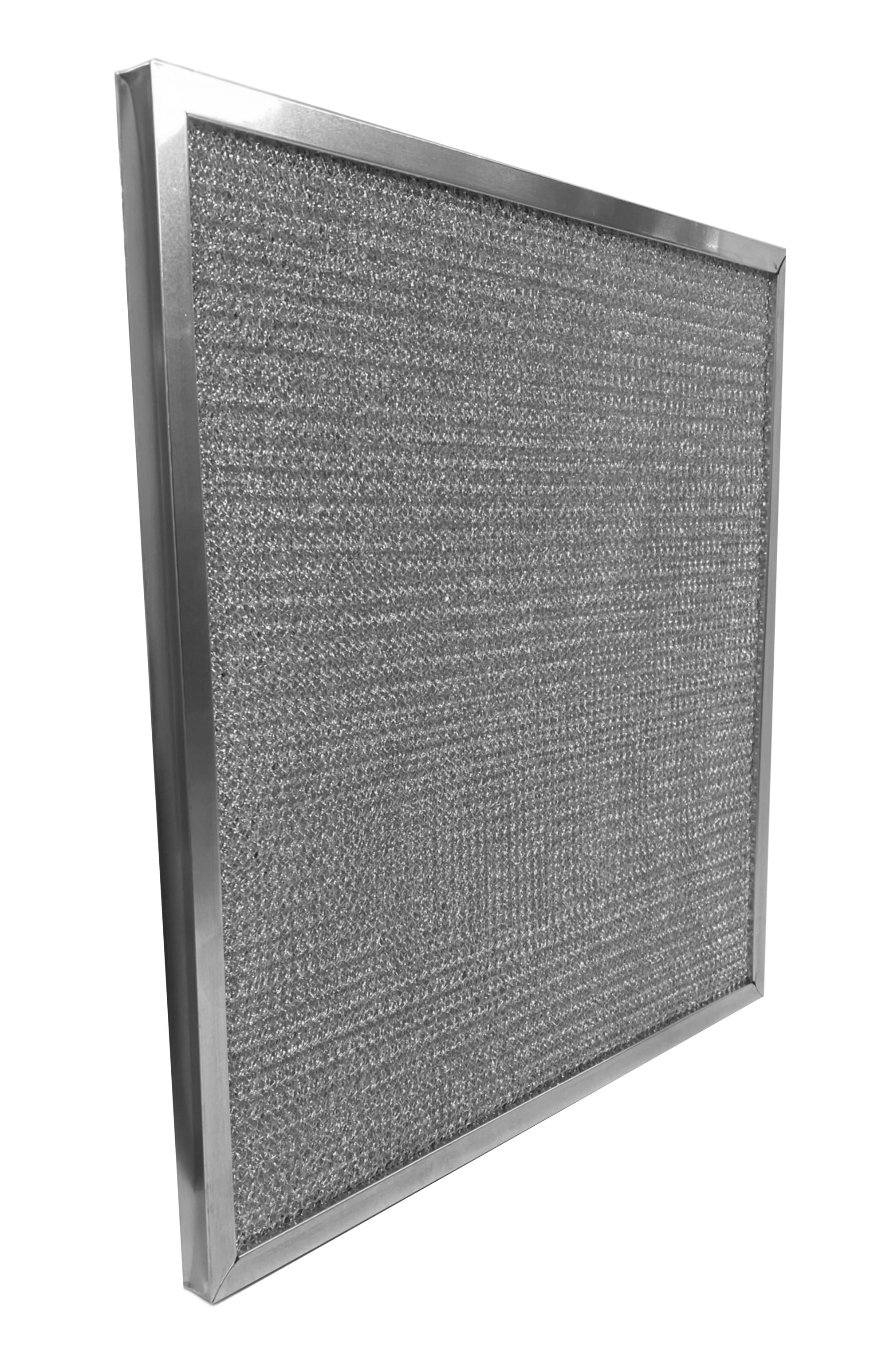 Air Filter Factory Washable Aluminum Mesh Foil Filter 14 x 14 x 1 Inches Nominal - 13-5/8 x 13-5/8 x 7/8 Inches Exact