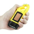 thumbnail image 7 of GeeRic 2-Pack Hand Crank Solar Powered Flashlight, Emergency Rechargeable LED Flashlight, Survival Flashlight, Quick Snap Carabiner Dynamo Flashlight Torch for Outdoor Sports, Yellow+Green, 7 of 7