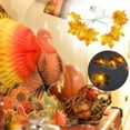 thumbnail image 2 of Moocorvic Thanksgiving Leaves Maple Leaf Lights String Garden Party Room Ins Decorative Lights 20 Lights, 2 of 5