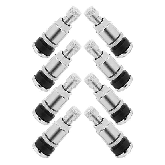 WASHWEPE Stainless Steel Tire Valve Stems for Car Use Durable Leakproof with Easy Installation 8 Pieces Assorted Color