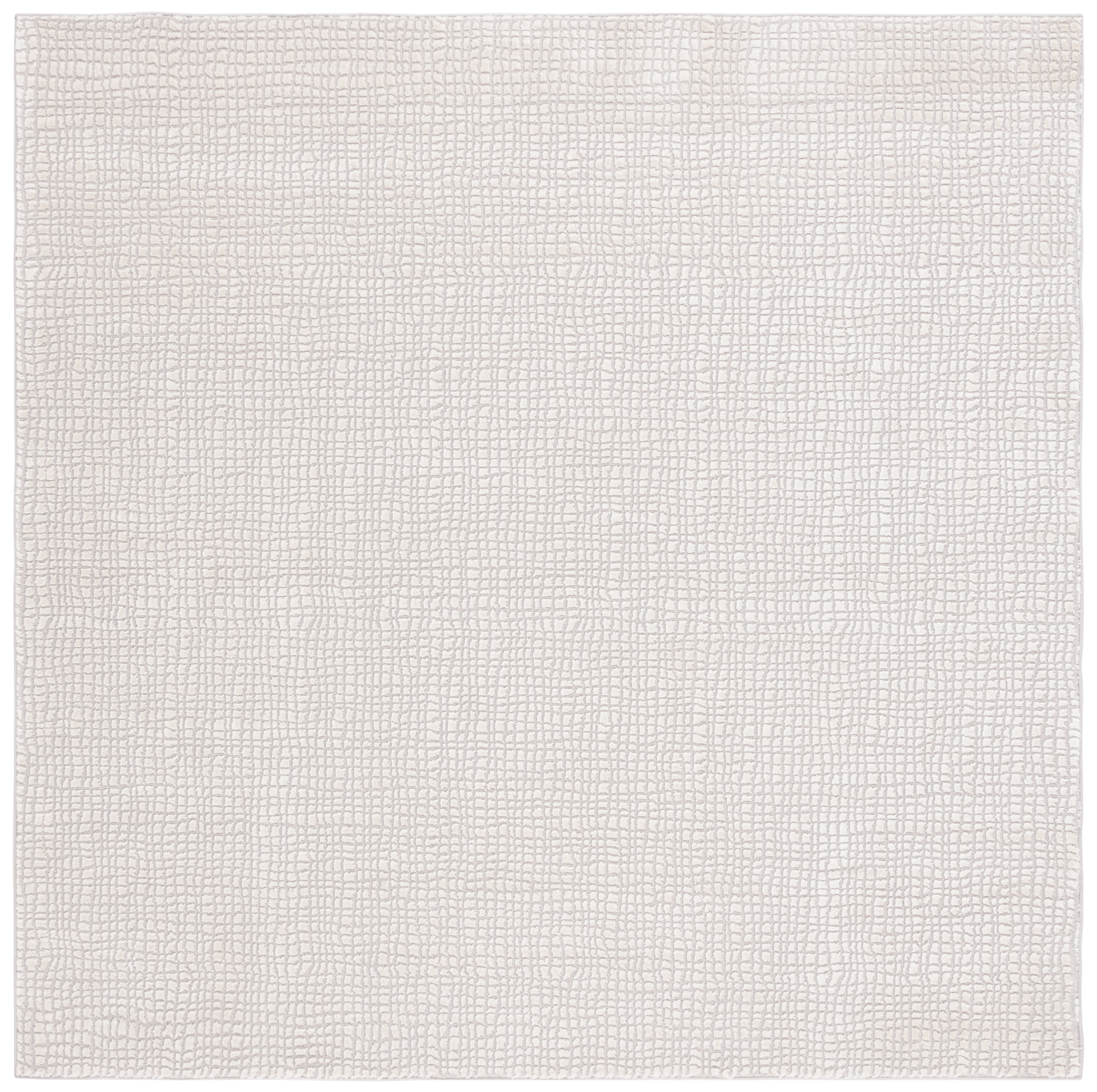 SAFAVIEH Continental Alondra Distressed Area Rug, Ivory/Gray, 6'7" x 6'7" Square