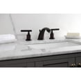 thumbnail image 4 of Kingston Brass KB8965CKL Kaiser Two-Handle 3-Hole Deck Mount Widespread Bathroom Faucet with Pop-Up Drain in Oil Rubbed Bronze, 4 of 8
