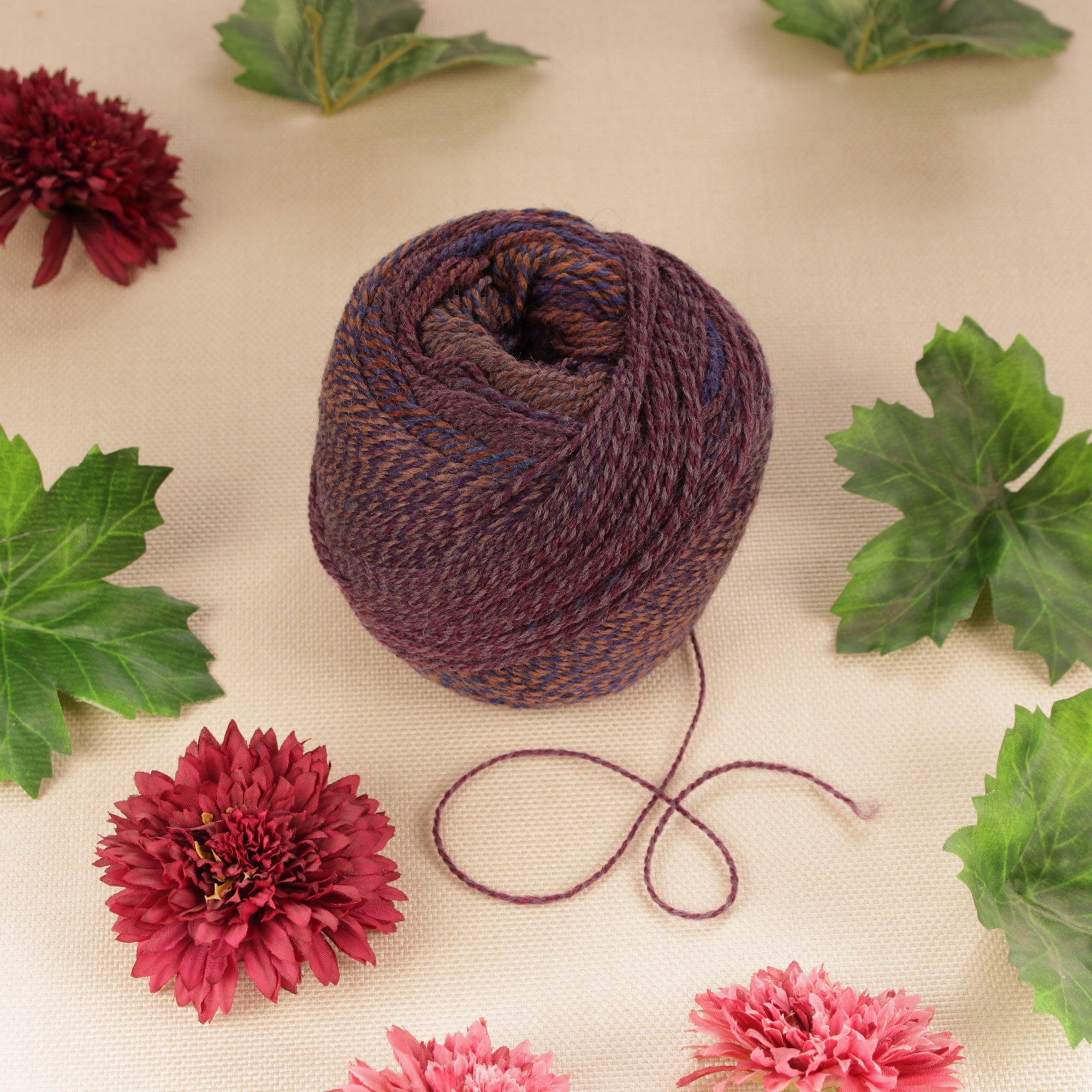 JubileeYarn Merino Carnival Yarn - Ombre Sport Weight Merino Wool - 100g/Cake - Bauta - 4 Cakes