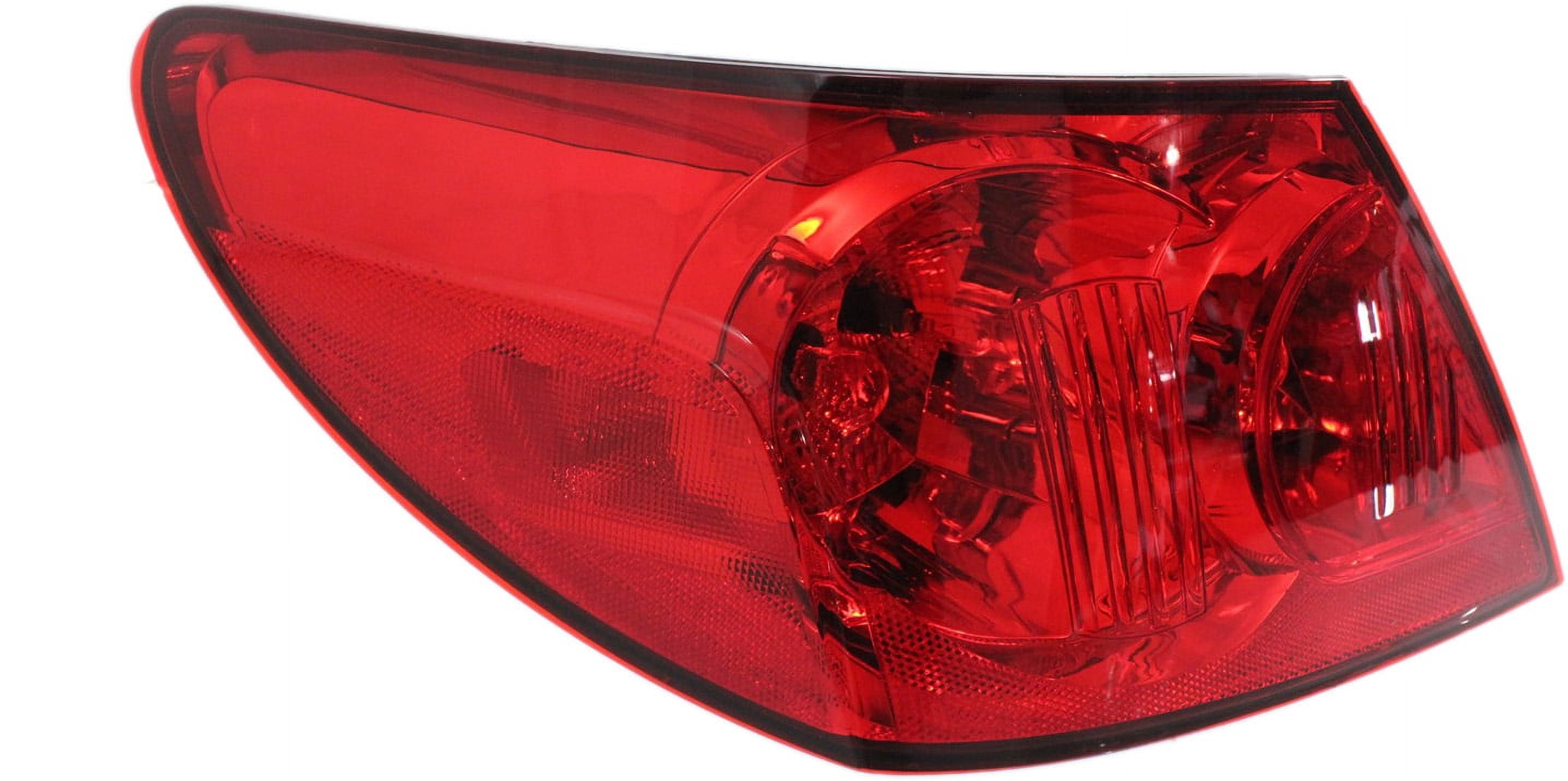 Tail Light Compatible With 2009-2010 Chrysler Sebring Left Driver Side, Outer With bulb(s)