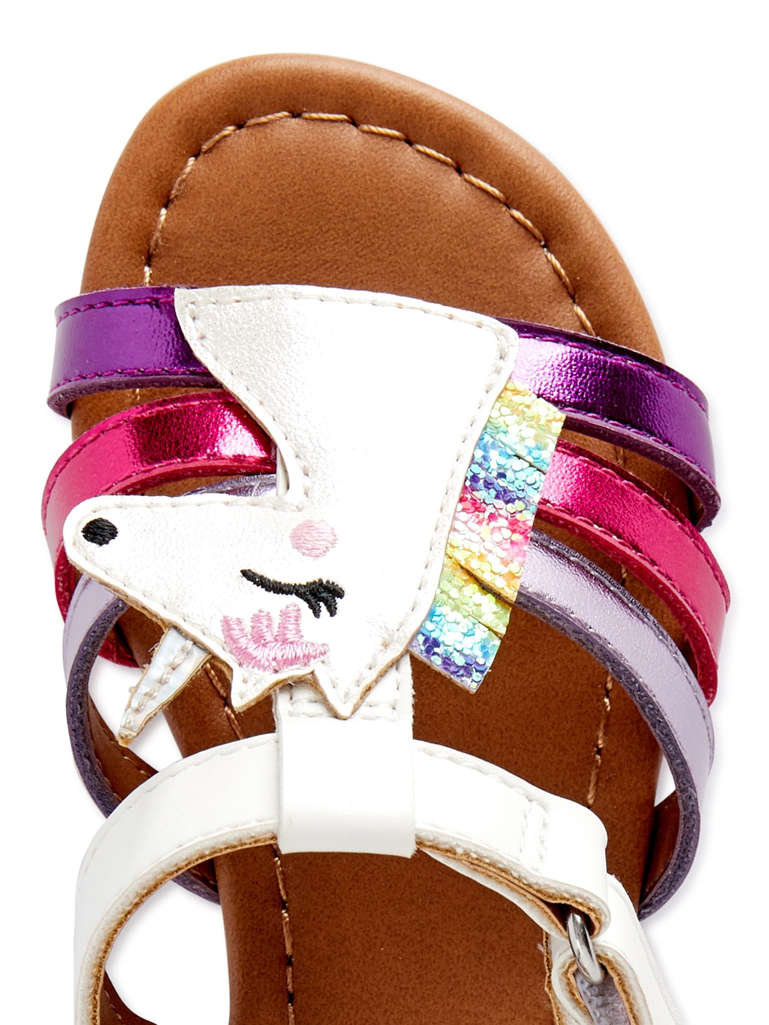 Wonder Nation Toddler Girls Unicorn Sandals