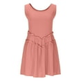 thumbnail image 5 of Taylonsss Womens Summer Dress Elegant Sun Protection U Neck V-shaped Lace Pocket Beach Resort Dress, 5 of 9