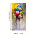 thumbnail image 4 of 1pc, Abstract Modern Abstract People In The Rain With Colorful Umbrellas, Oil Painting Posters Print Wall Art, Canvas Painting Art, For Living Room Cuadros Decor, Room Decor, Home Decor, Bedroom Deco, 4 of 4