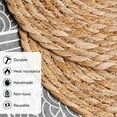 thumbnail image 7 of MUAXDA Round Woven Placemats, Rattan Place Mats, Table Placemats, Farmhouse Weave Table Mats, Rustic Braided Wicker Charger Plates for Dining Table Decor, 7 of 7
