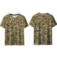 thumbnail image 6 of Camo Hunting Short Sleeve Shirt for Men - Lightweight Performance Stretchable Tee with 4-Way Stretch, 6 of 7