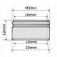 thumbnail image 3 of Aireador de Grifo JM 20mm MACHO M20 4 L/min Ahorro de agua 70% MX-0140962FYD, 3 of 3
