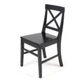 thumbnail image 6 of Dining Room Seating Roshan Farmhouse Acacia Wood Dining Chairs, Black (Set of 2),Kitchen Dining Chairs, 6 of 13