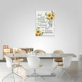 thumbnail image 4 of Serenity Prayer Wall Decor Christian Religious Sunflower Pictures Inspirational Bible Verses Scripture Canvas Wall Art God Painting Home Modern Artwork Framed for Living Room Bedroom Office 12x16inch, 4 of 6