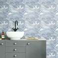 thumbnail image 3 of Asian Waves Peel & Stick Wallpaper, 3 of 27