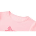 thumbnail image 2 of Topgal Cotton Kids Pajamas Long Sleeves Pant Sung Fit Sleepwear for Little Girls Cute Pink Cherry 2 PC PJ Set Size 8, 2 of 7