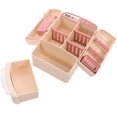 thumbnail image 2 of Miangastore Beige Mini Fridge with Lock for Micro Garden and Window Display 7.3x6x12cm Size Abs Material, 2 of 8