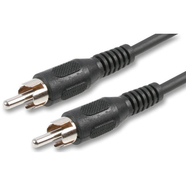 PRO SIGNAL - Phono (RCA) Mâle à Mâle, 1.2m Noir
