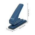 thumbnail image 2 of EeaseCA Single Handheld Hole Puncher Metal Hole Punch for Paper Chipboard Art Project, 2 of 8