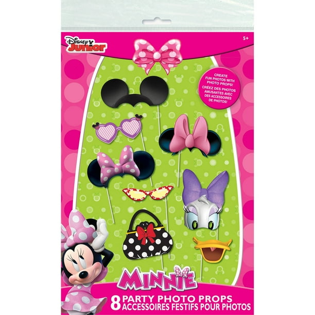 Minnie Mouse Photo Booth Props 8pc Walmart Com