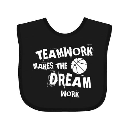 

Inktastic Basketball Teamwork Gift Baby Boy or Baby Girl Bib