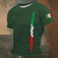 thumbnail image 1 of T-Shirt Graphique Décontracté pour Hommes T-Shirt Polyvalent pour Tous les Jours Design à Col Rond Élégant pour Sorties Sociales Coupe Légère et Confortable, 1 of 3