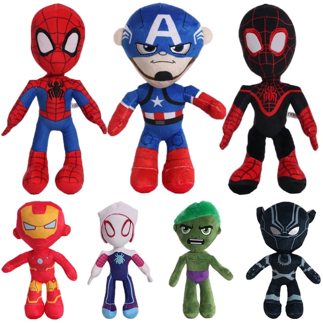 Peluche de Spiderman mingsheng 30 cm suave de dibujos animados