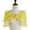 Yellow, variant on Comfortable Bridal Wrap Shoulder Shawl Ruffle Covering Up for Weddings and Photoshoots Lightweight Breathable Fabric