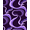 Purple, Pattern 3, variant on ODIKA 4'x6' Machine Washable Non-Slip Area Rug, Luxurious Swirling Vortex Abstract Plush Decorative Elegant Contemporary High Traffic Rug, Purple, 458997