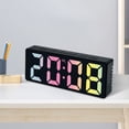 thumbnail image 1 of NARABB LED New Display Electronic Home Living Room Alarm Clock, Large Desktop Clock, Perpetual Calendar, Digital Desktop Clock, Intelligent Photosensitive, 1 of 7